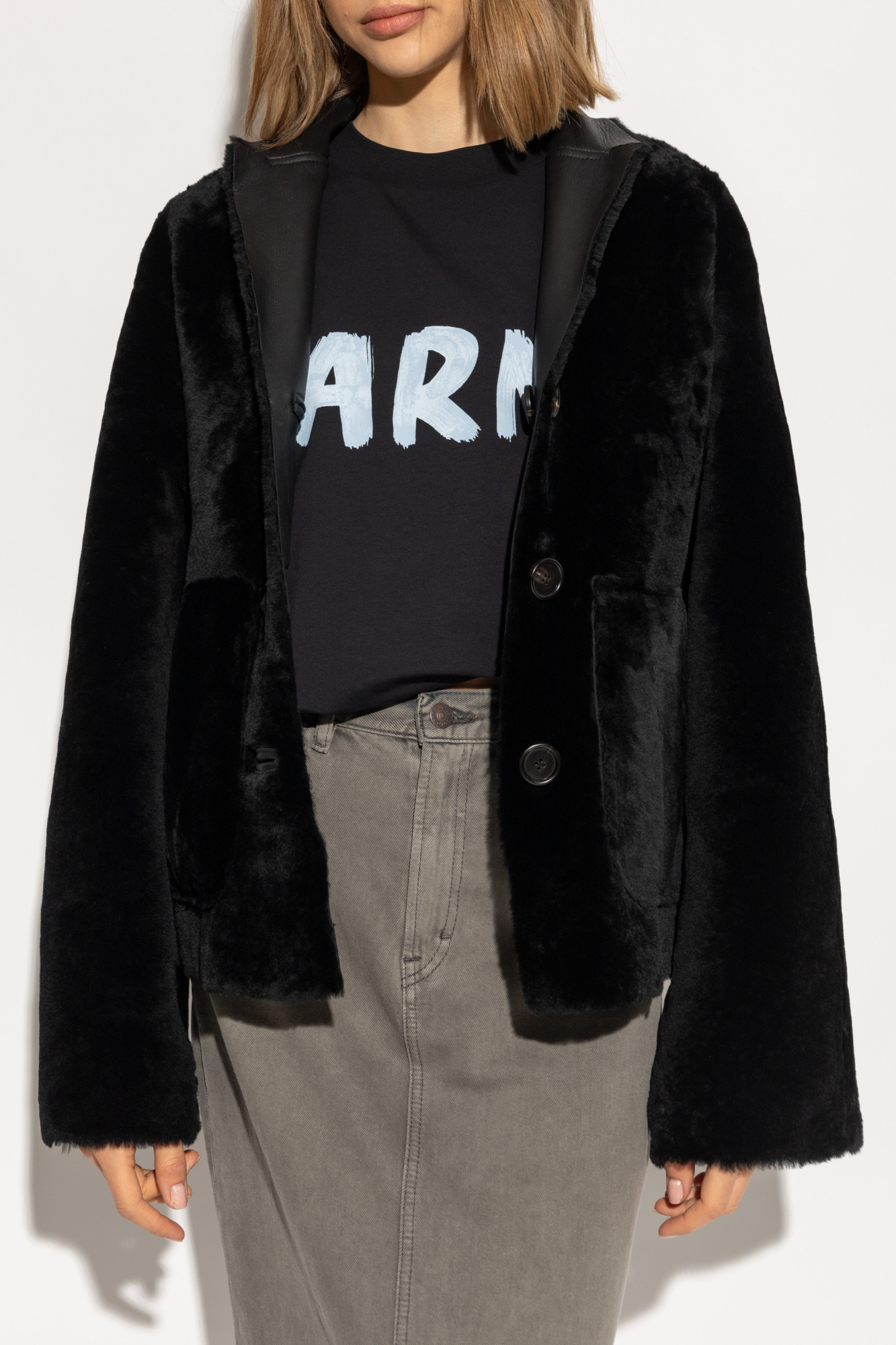 Marni shearling coat hotsell